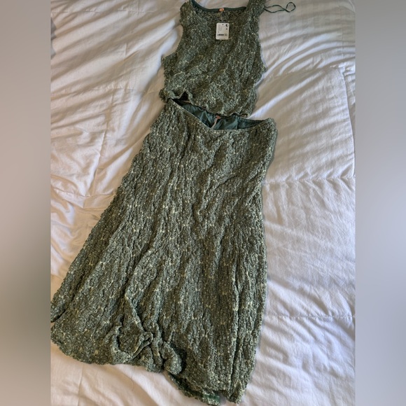 Free People- Laney Midi Skirt Set - Picture 4 of 6